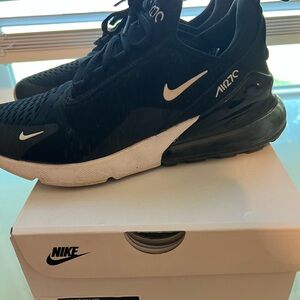 Nike Air Max 270 Black and White Men's Sneakers